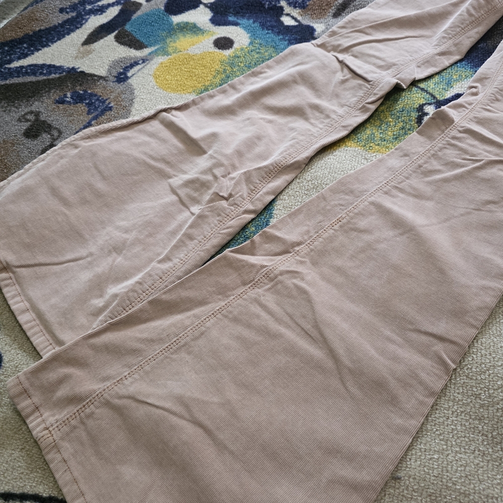 Free People Blush Pink Wide-Leg Jeans